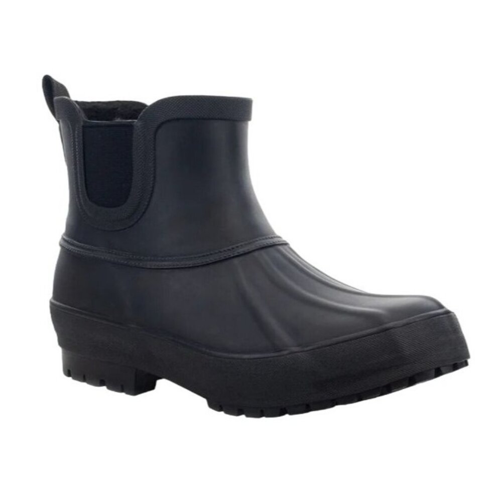 Chooka 8 Snow Boots Winter Duck Chelsea Faux Fur Shoes Waterproof Ankle Rainboot